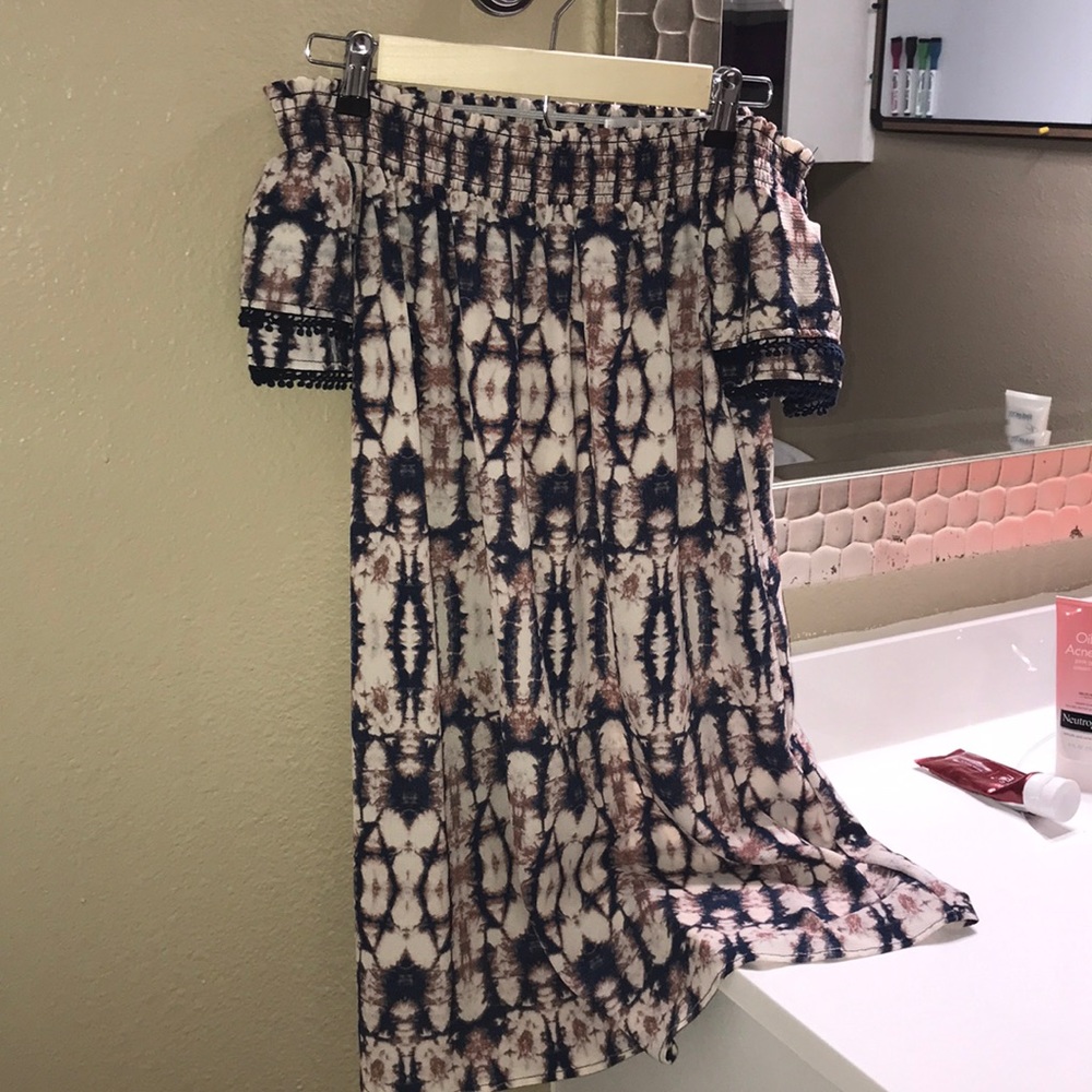 Off the shoulder dress